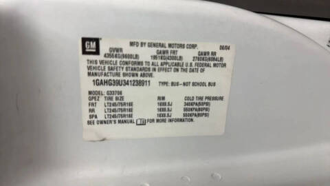 2004 Chevrolet Express 3500