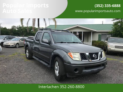 2007 Nissan Frontier for sale at Popular Imports Auto Sales - Popular Imports-InterLachen in Interlachehen FL
