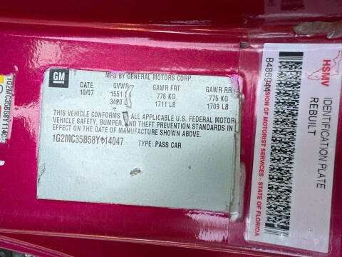 2008 Pontiac Solstice