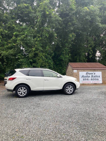 2013 Nissan Murano for sale at Don's Auto Sales in Benson NC