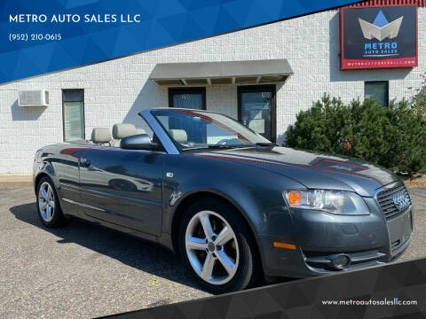 2007 Audi A4 for sale at METRO AUTO SALES LLC in Lino Lakes MN