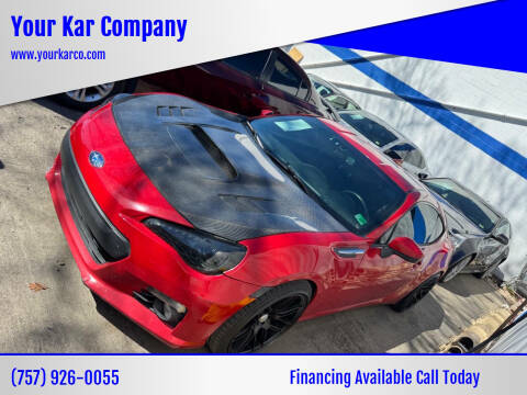 2013 Subaru BRZ for sale at Your Kar Company in Norfolk VA