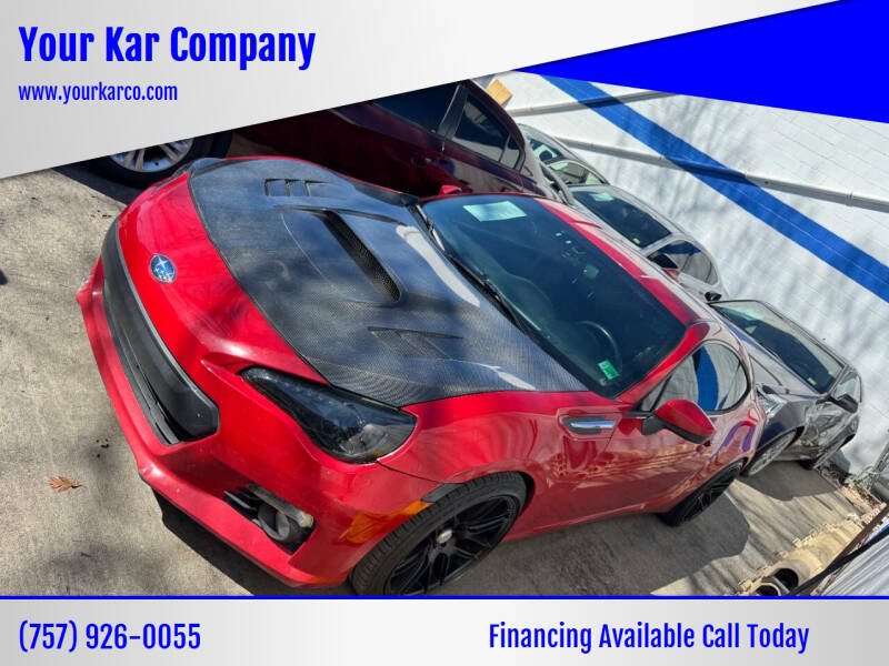 2013 Subaru BRZ for sale at Your Kar Company in Norfolk VA