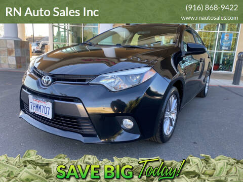 2015 Toyota Corolla for sale at RN Auto Sales Inc in Sacramento CA