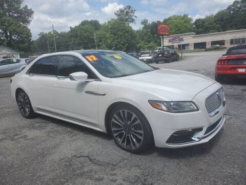 2017 Lincoln Continental for sale at Import Plus Auto Sales in Norcross GA