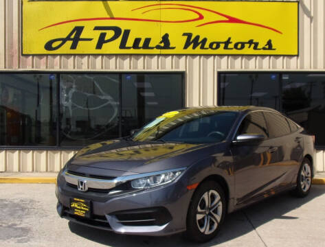 2017 Honda Civic for sale at A Plus Motors in Oklahoma City OK