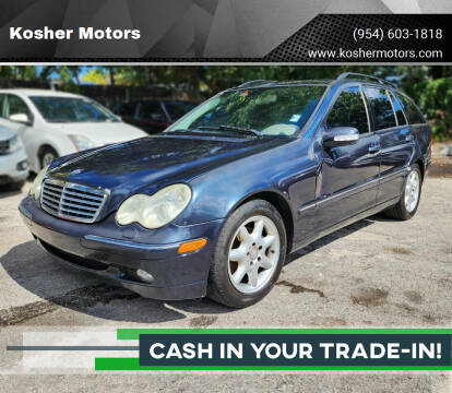 2004 Mercedes-Benz C-Class for sale at Kosher Motors in Hollywood FL