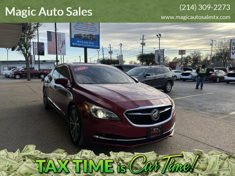 2018 Buick LaCrosse for sale at Magic Auto Sales in Dallas TX