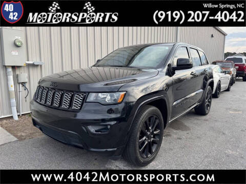 2019 Jeep Grand Cherokee for sale at 4042 Motorsports in Willow Spring NC