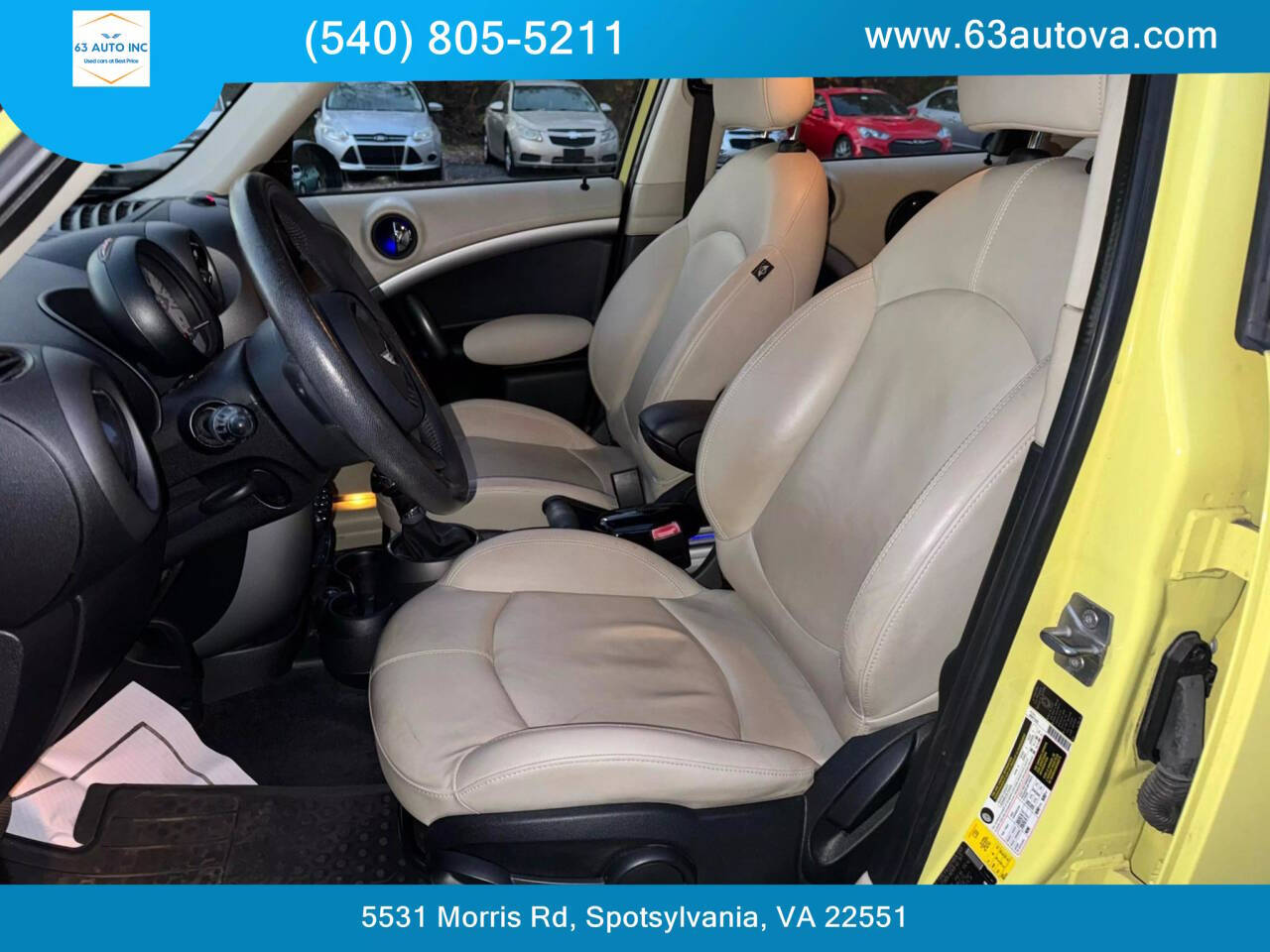 2011 MINI Cooper Countryman for sale at 63 Auto Inc in Spotsylvania, VA