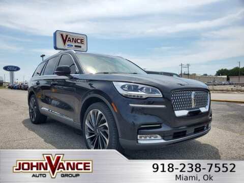 2020 Lincoln Aviator for sale at Vance Fleet Services in Guthrie OK