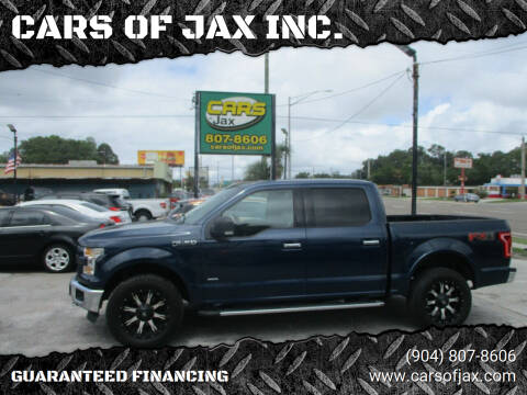 2016 Ford F-150 for sale at CARS OF JAX INC. in Jacksonville FL