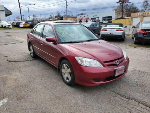 2005 Honda Civic for sale at Green Ride Inc in Nashville TN
