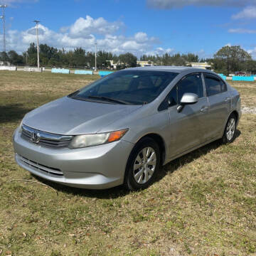 2012 Honda Civic for sale at D & G AUTO SALES in Dothan AL