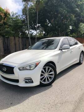 2014 Infiniti Q50 for sale at IRON CARS in Hollywood FL