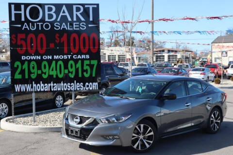 2017 Nissan Maxima for sale at Hobart Auto Sales in Hobart IN
