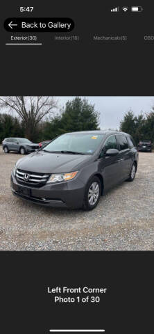 2015 Honda Odyssey for sale at Saratoga Motors in Gansevoort NY