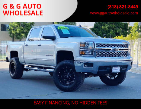 2015 Chevrolet Silverado 1500 for sale at G & G AUTO WHOLESALE in North Hollywood CA