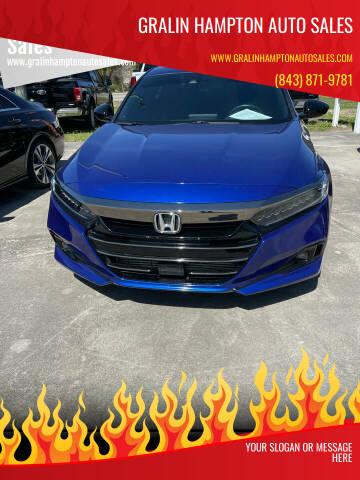 2021 Honda Accord for sale at Gralin Hampton Auto Sales in Summerville SC