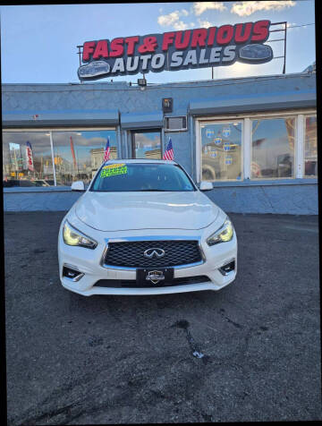 2019 Infiniti Q50 for sale at FAST AND FURIOUS AUTO SALES in Newark NJ