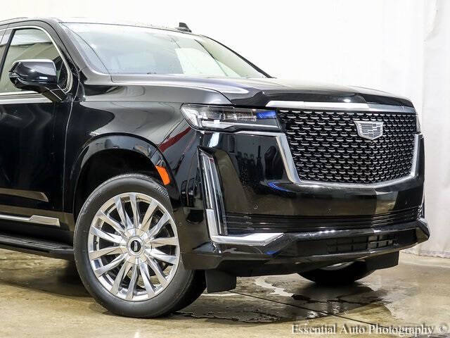 Used 2021 Cadillac Escalade Premium Luxury with VIN 1GYS4BKL9MR430072 for sale in Tinley Park, IL