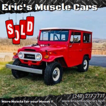 1971 Toyota Land Cruiser for sale at Eric's Muscle Cars in Clarksburg MD
