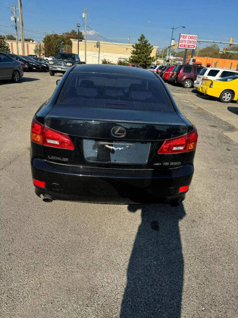 2006 Lexus IS 250 for sale at First Choice Auto Center LLC in Cincinnati, OH