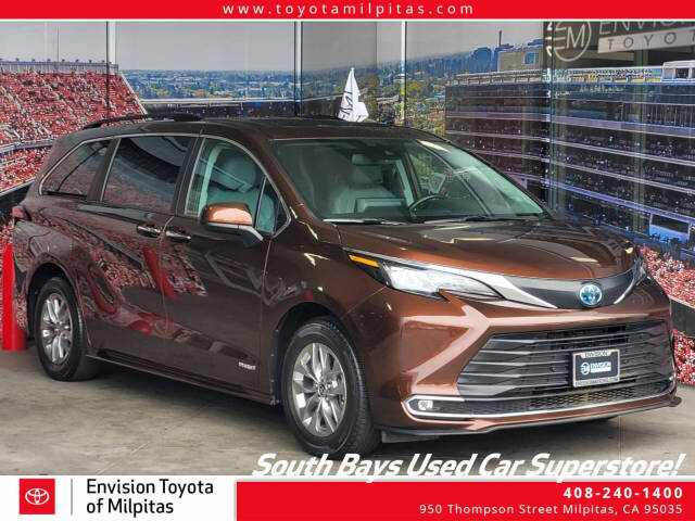 2021 Toyota Sienna for sale at Envision Toyota of Milpitas in Milpitas, CA