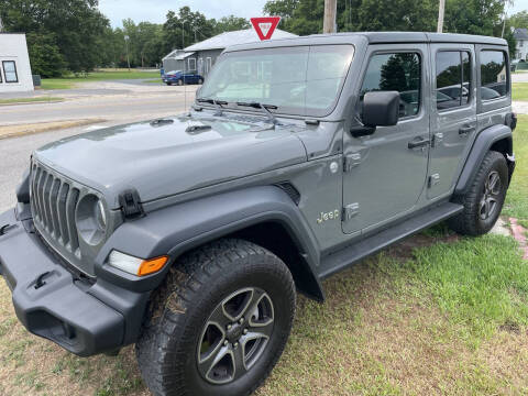 2018 Jeep Wrangler Unlimited for sale at LAURINBURG AUTO SALES in Laurinburg NC