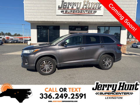 2019 Toyota Highlander for sale at Jerry Hunt Supercenter in Lexington NC