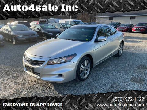 2012 Honda Accord for sale at Auto4sale Inc in Mount Pocono PA