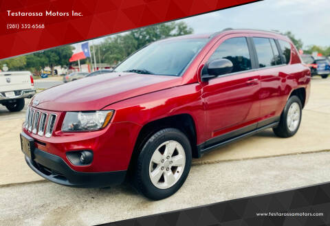2016 Jeep Compass for sale at Testarossa Motors Inc. in League City TX
