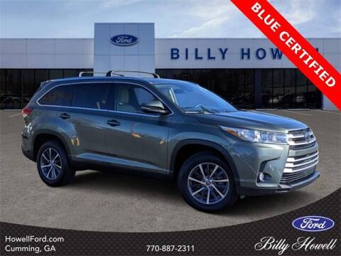 2019 Toyota Highlander for sale at BILLY HOWELL FORD LINCOLN in Cumming GA