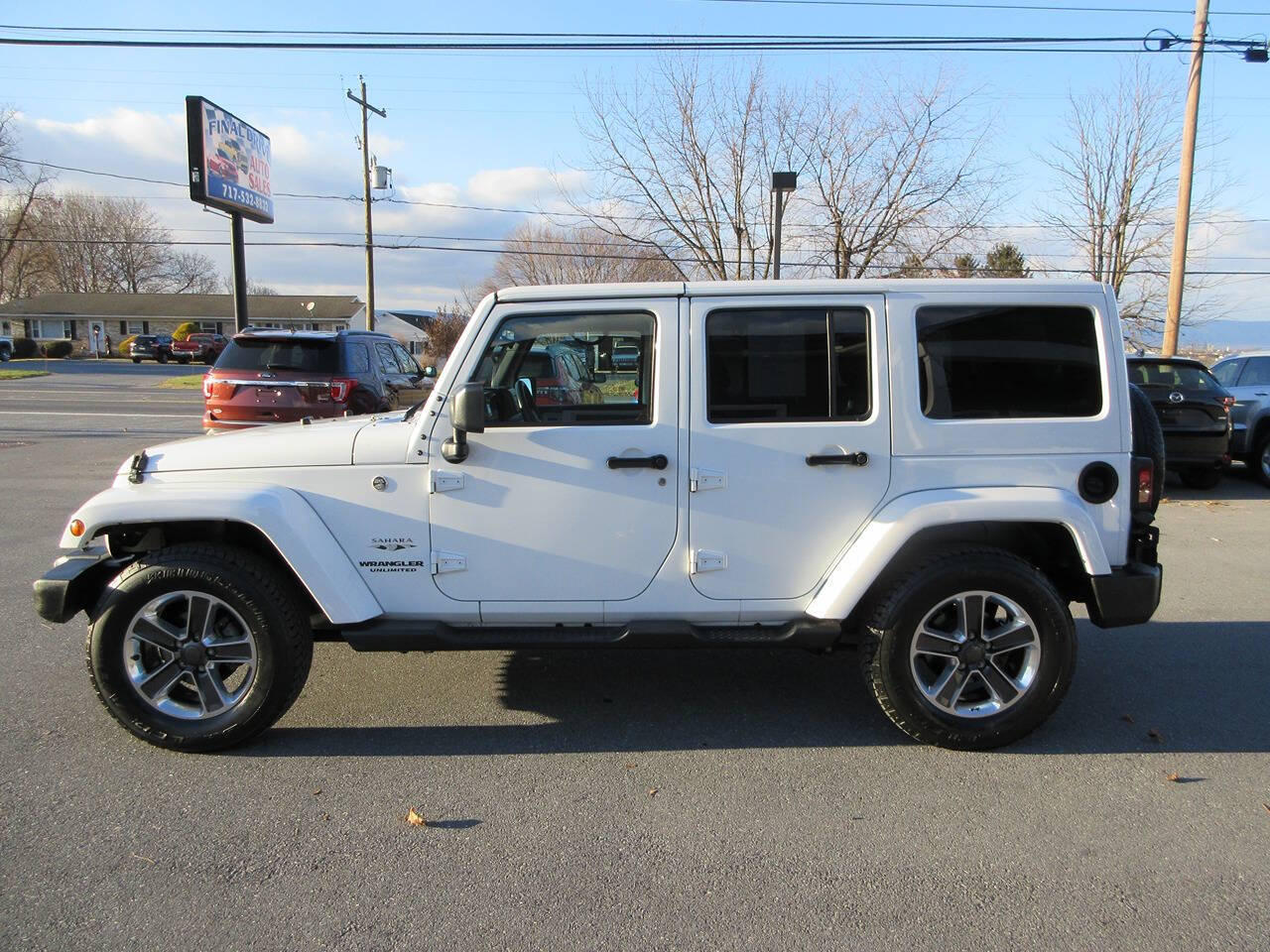 2017 Jeep Wrangler Unlimited for sale at FINAL DRIVE AUTO SALES INC in Shippensburg, PA