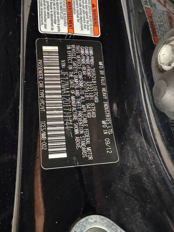 2013 Scion FR-S 10 Series