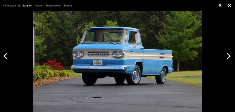 1962 Chevrolet Corvair Rampside Pickup