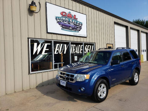 2008 Ford Escape Hybrid for sale at C&L Auto Sales in Vermillion SD