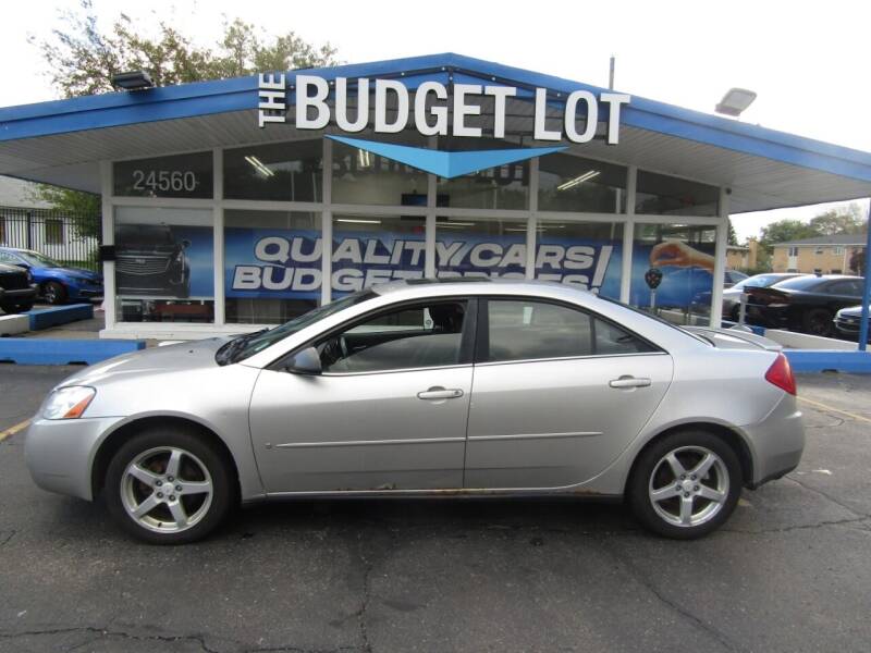 2007 Pontiac G6 for sale at THE BUDGET LOT in Detroit MI