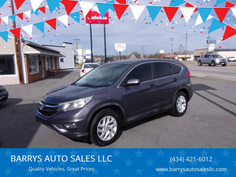 2016 Honda CR-V for sale at BARRYS AUTO SALES LLC in Danville VA