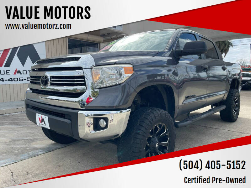 2016 Toyota Tundra for sale at VALUE MOTORS in Kenner LA
