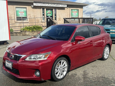 2013 Lexus CT 200h for sale at Deruelle's Auto Sales in Shingle Springs CA