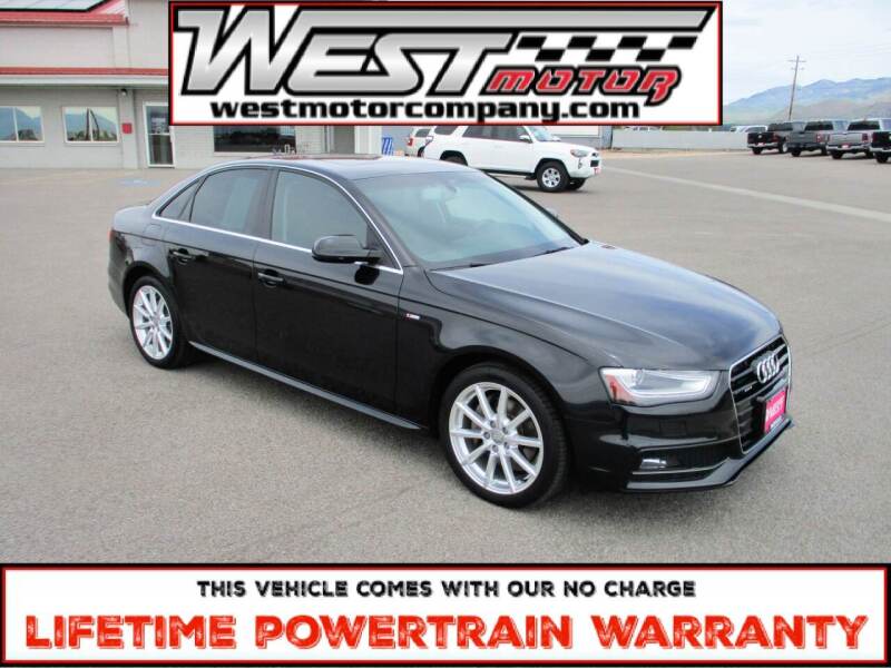 2014 Audi A4 for sale at West Motor Company in Hyde Park UT