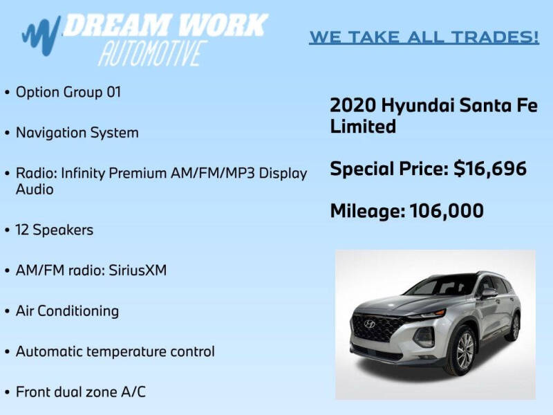 2020 Hyundai Santa Fe Limited