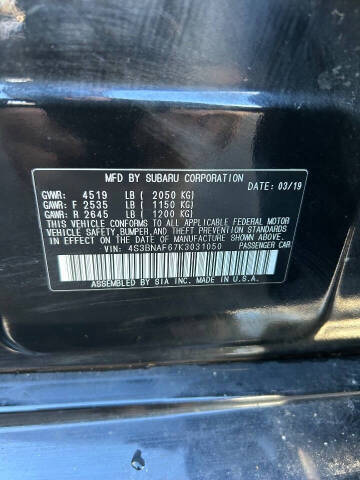 2019 Subaru Legacy 2.5i Premium