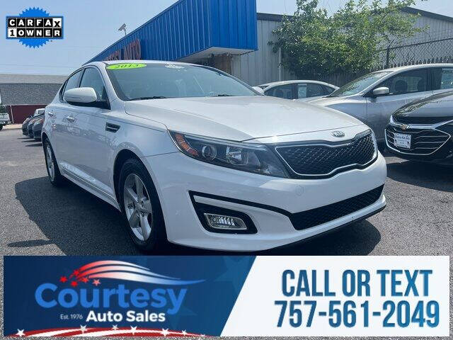 2015 Kia Optima for sale at Courtesy Auto Sales in Chesapeake VA