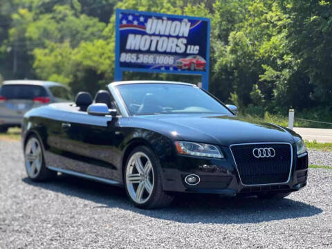 2012 Audi S5 for sale at Union Motors in Seymour TN