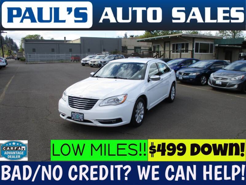 2013 Chrysler 200 for sale at Paul's Auto Sales in Eugene OR