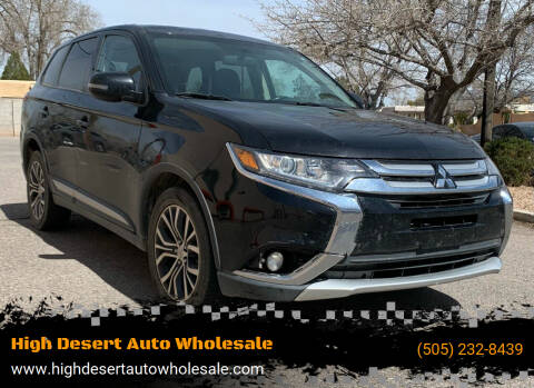 2018 Mitsubishi Outlander for sale at High Desert Auto Wholesale in Albuquerque NM