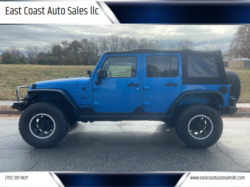 2016 Jeep Wrangler Unlimited for sale at East Coast Auto Sales llc in Virginia Beach VA