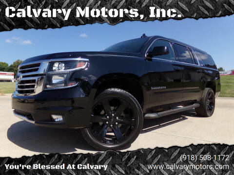 2017 Chevrolet Suburban for sale at Calvary Motors, Inc. in Bixby OK